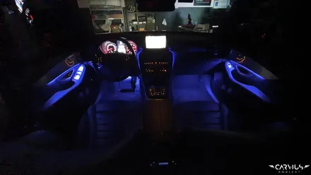 벤츠 엠비언트라이트, 악세사리가 필요없는 벤츠 GLC250d 무드등 튜닝! 천안/대전 / 수원 영통구