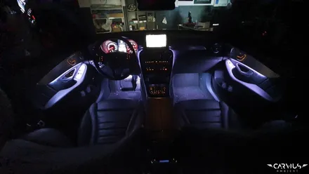 벤츠 엠비언트라이트, 악세사리가 필요없는 벤츠 GLC250d 무드등 튜닝! 천안/대전 / 수원 영통구