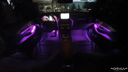벤츠 엠비언트라이트, 악세사리가 필요없는 벤츠 GLC250d 무드등 튜닝! 천안/대전 / 수원 영통구