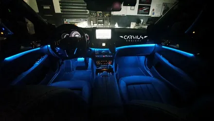 cls 400d 벤츠 무드등, rgb 엠비언트 풋등으로 겨울맞이! / 수원 영통구