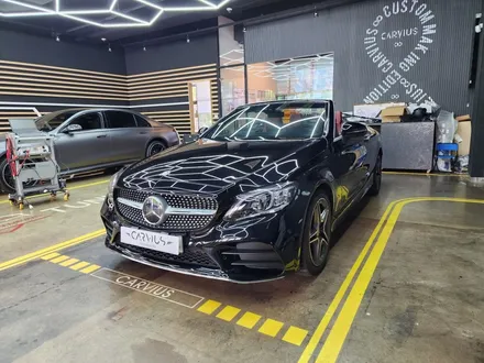 벤츠 C클래스 C200 송풍구, 대시보드 엠비언트 라이트 시공 [차량실내인테리어, 무드등 튜닝] / 수원 영통구