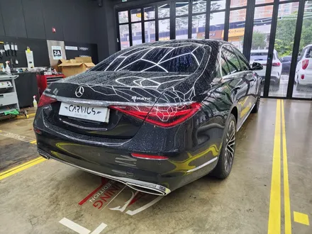 벤츠 S450 액티브 앰비언트 & 4d 부메스터 전동 트위터 시공 [S클래스 튜닝, 실내 무드등] / 수원 영통구