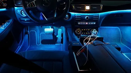 벤츠 CLS400d 엠비언트라이트 실내무드등 순정개조! 아크릴이 옳다규~ / 수원 영통구