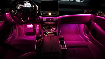 벤츠 CLS400d 엠비언트라이트 실내무드등 순정개조! 아크릴이 옳다규~ / 수원 영통구