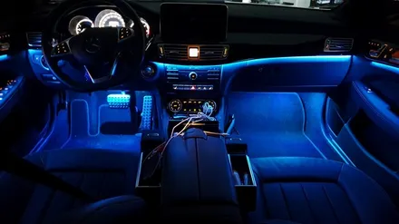 벤츠 CLS400d 엠비언트라이트 실내무드등 순정개조! 아크릴이 옳다규~ / 수원 영통구