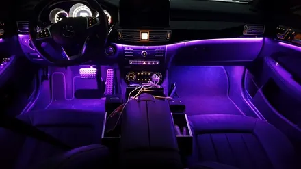 벤츠 CLS400d 엠비언트라이트 실내무드등 순정개조! 아크릴이 옳다규~ / 수원 영통구