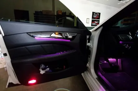벤츠 CLS400d 엠비언트라이트 실내무드등 순정개조! 아크릴이 옳다규~ / 수원 영통구