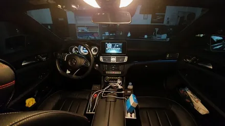 벤츠 CLS400d 엠비언트라이트 실내무드등 순정개조! 아크릴이 옳다규~ / 수원 영통구