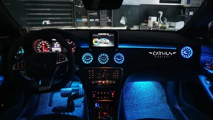 CLA 45 amg 벤츠 엠비언트라이트 송풍구 튜닝 / 수원 영통구