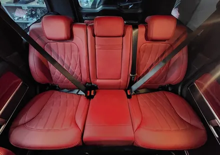 벤츠 G63 AMG 컬러 안전벨트 교체, 송풍구 앰비언트 라이트 시공 (지바겐 실내 분위기 바꾸기, 무드 등, 포인트 주기) / 수원 영통구