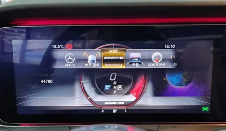 E220d 계기판 AMG 코딩& 블랙박스& 2열 송풍구 엠비언트 장착 / 수원 영통구