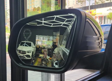 벤츠 GLS400d 광각미러 [사이드미러,백미러] 시공하고 사각지대 걱정없게~! / 수원 영통구