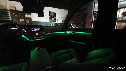 벤츠 S500 Ambient 엠비언트 라이트 무드등 튜닝! 인천 오산 평택 용인 카비우스 / 수원 영통구