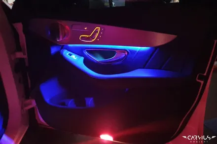 벤츠 엠비언트라이트, 악세사리가 필요없는 벤츠 GLC250d 무드등 튜닝! 천안/대전 / 수원 영통구