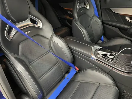 C63amg 컬러 안전벨트 교체로 내부 튜닝 완성 (블루 파란색) / 수원 영통구