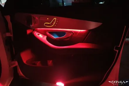 벤츠 엠비언트라이트, 악세사리가 필요없는 벤츠 GLC250d 무드등 튜닝! 천안/대전 / 수원 영통구