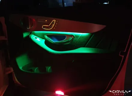 벤츠 엠비언트라이트, 악세사리가 필요없는 벤츠 GLC250d 무드등 튜닝! 천안/대전 / 수원 영통구