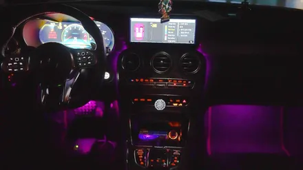 벤츠 C43amg 순정 엠비언트 라이트 추가, IWC 시계 교체 시공 / 수원 영통구