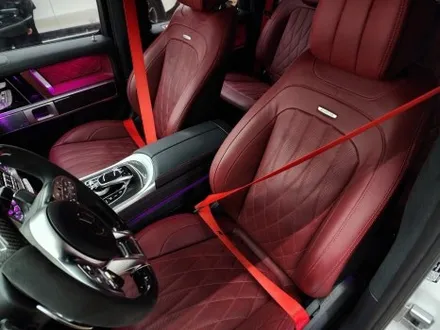 벤츠 G63 AMG 컬러 안전벨트 교체, 송풍구 앰비언트 라이트 시공 (지바겐 실내 분위기 바꾸기, 무드 등, 포인트 주기) / 수원 영통구