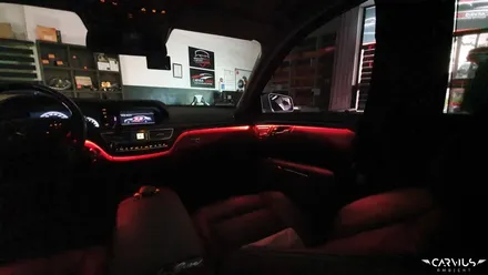 벤츠 S500 Ambient 엠비언트 라이트 무드등 튜닝! 인천 오산 평택 용인 카비우스 / 수원 영통구