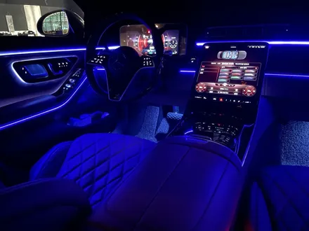 벤츠 S580 엑티브 엠비언트 라이트 추가 시공 전문 카비우스 / 수원 영통구