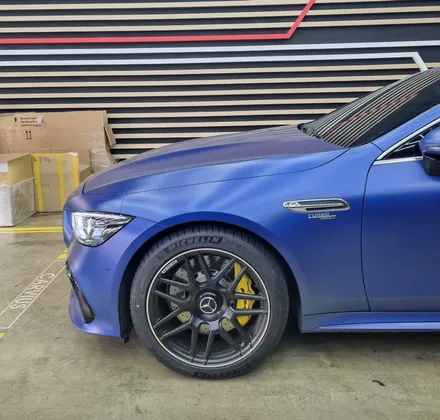 벤츠 GT43amg 크로스 스포크 휠 교체 / 터빈 송풍구 엠비언트 [순정 옵션, 카비우스] / 수원 영통구