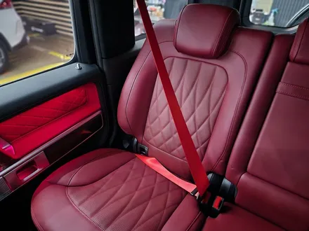 벤츠 G63 AMG 컬러 안전벨트 교체, 송풍구 앰비언트 라이트 시공 (지바겐 실내 분위기 바꾸기, 무드 등, 포인트 주기) / 수원 영통구
