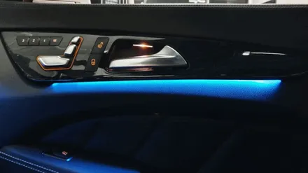 cls 400d 벤츠 무드등, rgb 엠비언트 풋등으로 겨울맞이! / 수원 영통구