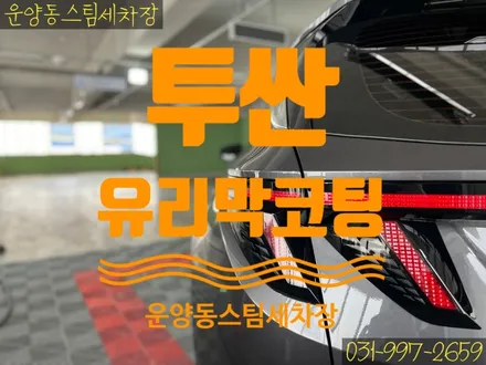 운양동 스팀 세차장 - 투싼 NX4 신차 유리막 코팅 작업 / 그래핀 코팅 작업 / 신차 패키지 신차 작업 전문점 / 첫 작업! 부터 확실한 곳에서 시작하세요. / 경기 김포