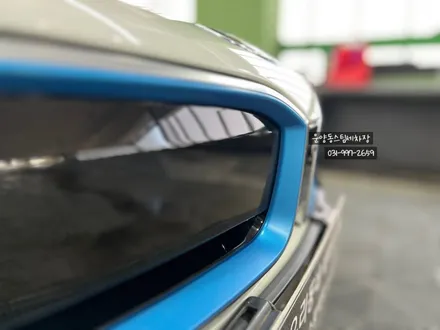 운양동스팀세차 - BMW i8 차량 아파트 석회물 제거 작업 스팀세차로 완벽하게!/ 운양동아파트석회물제거 작업 보험처리 가능합니다. / 경기 김포