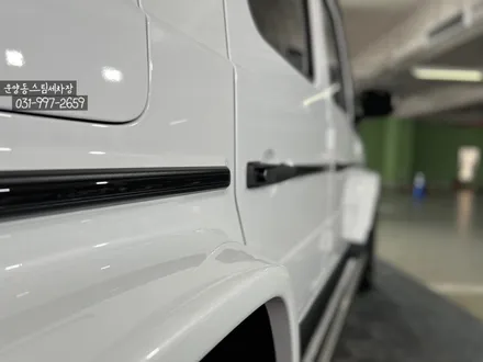 운양동 스팀세차 - 벤츠 G클래스 63AMG 차량 신차 유리막코팅+시트가죽코팅+전체유리발수코팅 작업. 고객님의 소중한 차량 첫 작업 제대로 정확하게 시공하는곳에서 작업하세요. / 경기 김포