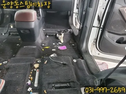 운양동 스팀 세차장 - 싼타페DM 의자 탈거 실내크리닝 작업 / 의자 탈거 실내크리닝 전문점. 신차 만들어 버리기 !! / 경기 김포