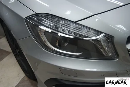 벤츠 A45AMG 헤드라이트PPF, 루프스킨 시공기 [청주랩핑] / 충북 청주 청원