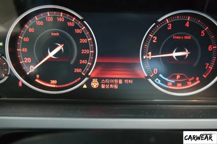 청주 BMW F01 740d M핸들 + 신형i드라이브 조그다이얼 + 트렁크버튼 + 유라이브G1플러스블랙박스 + 코딩 / 충북 청주 청원