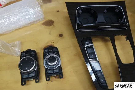 청주 BMW F01 740d M핸들 + 신형i드라이브 조그다이얼 + 트렁크버튼 + 유라이브G1플러스블랙박스 + 코딩 / 충북 청주 청원