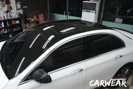 벤츠 E300 루프스킨 시공기~ 청주샵 카웨어에서 / 충북 청주 청원