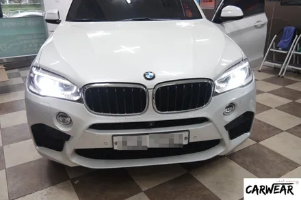 청주 BMW F15 X5 오스람 쿨블루 6000K 벌브교환+ 파인뷰 옥타곤2 블랙박스 장착 + 코딩 작업 / 충북 청주 청원