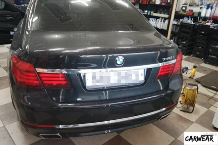 청주 BMW F01 740d M핸들 + 신형i드라이브 조그다이얼 + 트렁크버튼 + 유라이브G1플러스블랙박스 + 코딩 / 충북 청주 청원