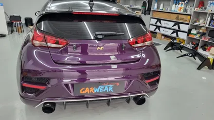 벨로스터N 트렁크 카본 랩핑해보기~[청주 랩핑샵] / 청주 청원구