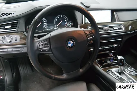 청주 BMW F01 740d M핸들 + 신형i드라이브 조그다이얼 + 트렁크버튼 + 유라이브G1플러스블랙박스 + 코딩 / 충북 청주 청원