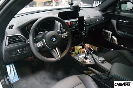 청주 BMW M2 컴페티션 레드M버튼 + 전면보강바 레드 랩핑 / 충북 청주 청원