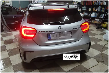 청주 튜닝샵 벤츠 W176 A45 AMG 신형 테일램프 시공 / 청주 청원구