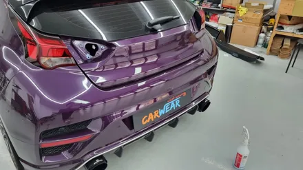 벨로스터N 트렁크 카본 랩핑해보기~[청주 랩핑샵] / 청주 청원구