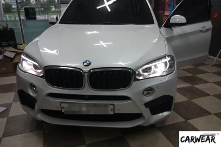 청주 BMW F15 X5 오스람 쿨블루 6000K 벌브교환+ 파인뷰 옥타곤2 블랙박스 장착 + 코딩 작업 / 충북 청주 청원