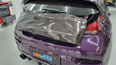 벨로스터N 트렁크 카본 랩핑해보기~[청주 랩핑샵] / 청주 청원구