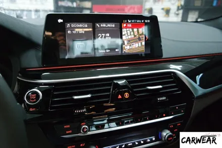 청주  BMW G30 540i 편의사항 코딩 + 헤드라이트 PPF + 펜더가니쉬 블랙랩핑 하기~ / 충북 청주 청원