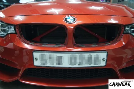 청주 BMW F80 M3 전면보강바 포인트랩핑 해보기~[청주랩핑] / 충북 청주 청원