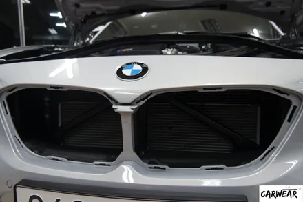 청주 BMW M2 컴페티션 레드M버튼 + 전면보강바 레드 랩핑 / 충북 청주 청원