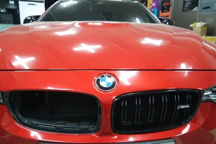 청주 BMW F82 M4 역시 그릴은 검정색! 키드니그릴 만들기 랩핑~ / 충북 청주 청원