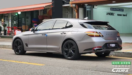 제네시스 G70 웨건 슈팅브레이크 본드실버 무광 풀옵션 가성비 좋은 썬팅 선택 독일 하버캠프 세라믹본드 틴팅 / 서울 영등포구 양평동5가